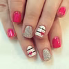 Manicure na Walentynki
