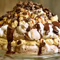 Czekoladowa Pavlova z kremem kawowym – elegancki deser na każdą okazję 🍫