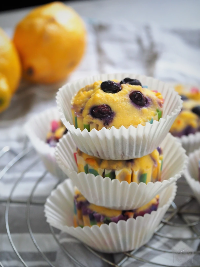 Keto muffinki z borówkami (Paleo, LowCarb)