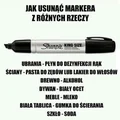 Czym usunąć markera z różnych rzeczy