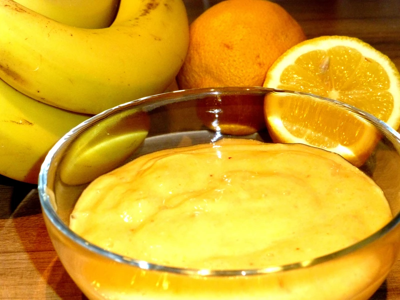 Puree bananowo-cytrynowe. Zamiast jogurtu!