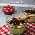 Kasza manna z konfiturą i granatem