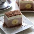 Czekoladowy sernik z bananami - bez pieczenia