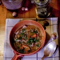 Zupa flaczki z grzybów