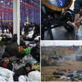 Migranci umieszczeni w centrum logistycznym. Po niektórych przyleciał samolot z Iraku