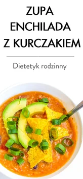 Zupa enchilada z kurczakiem