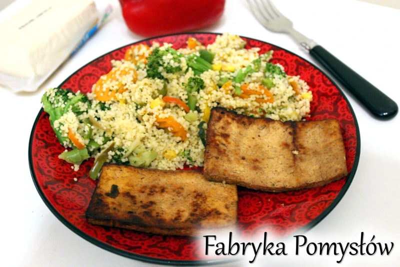 Kuskus z warzywami i tofu