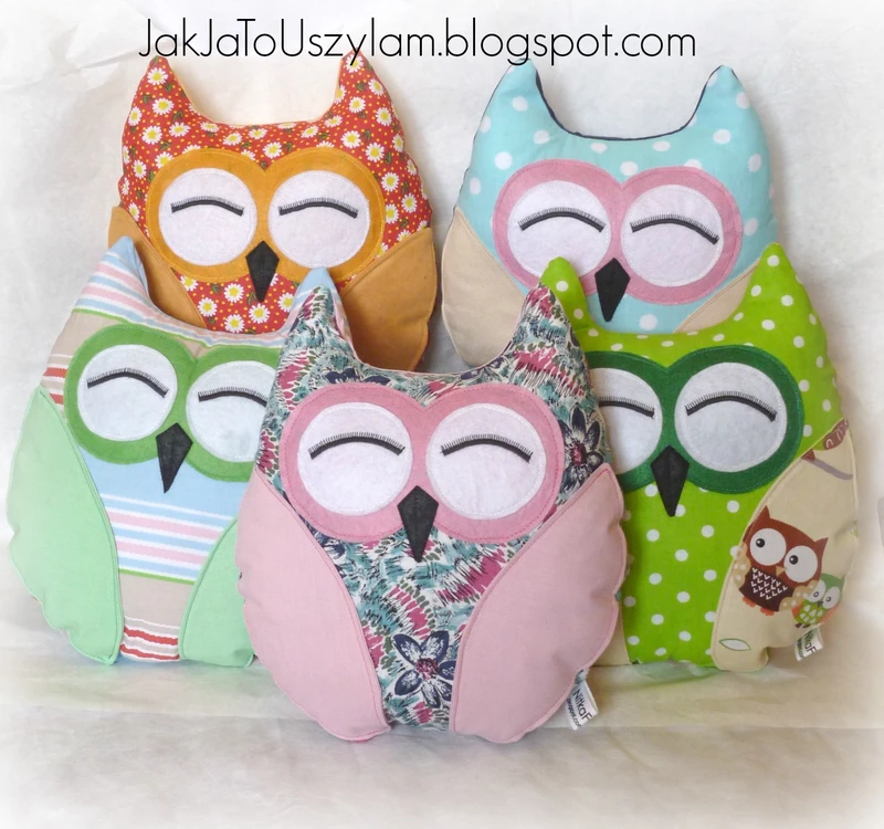 Sówki - JakJaToUszylam.blogspot.com