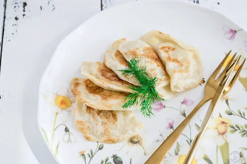 Pierogi Z Twarożkiem Ziołowym