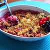 Odchudzone crumble porzeczkowe