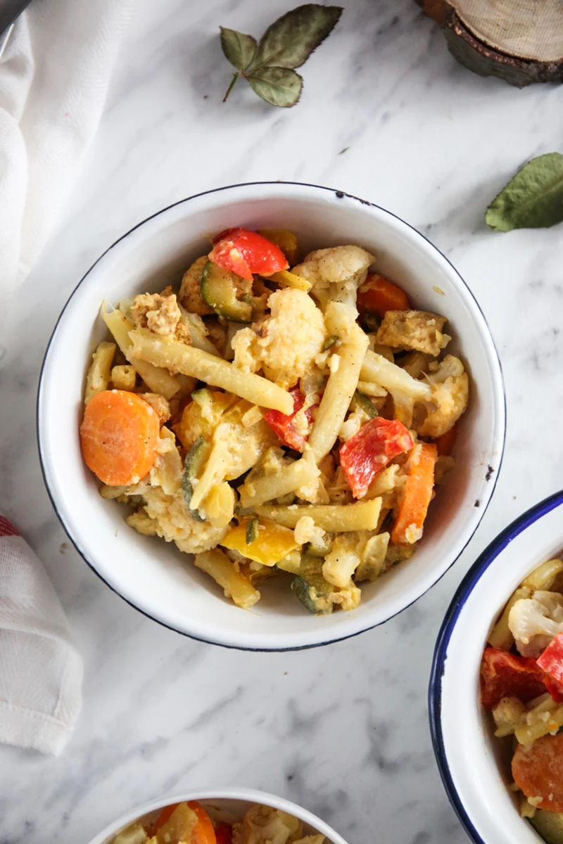 Kokosowe curry z kurczakiem i warzywami