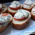 Bruschetta z serem pleśniowym