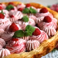 Tarta francuska z rabarbarem