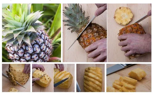 Jak czyścić i obierać ananasa