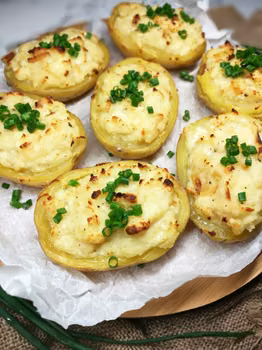 Pieczone ziemniaki „ruskie”