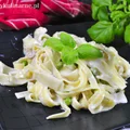 Makaron Tagliatelle Z Kurczakiem W Serowym Sosie