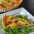 Tarta ze szparagami i mozzarellą