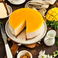 Bardzo łatwy sernik na zimno z mango