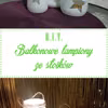 DIY Balkonowe lampiony ze słoików
