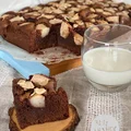MIGDAŁOWE BROWNIE Z GRUSZKAMI