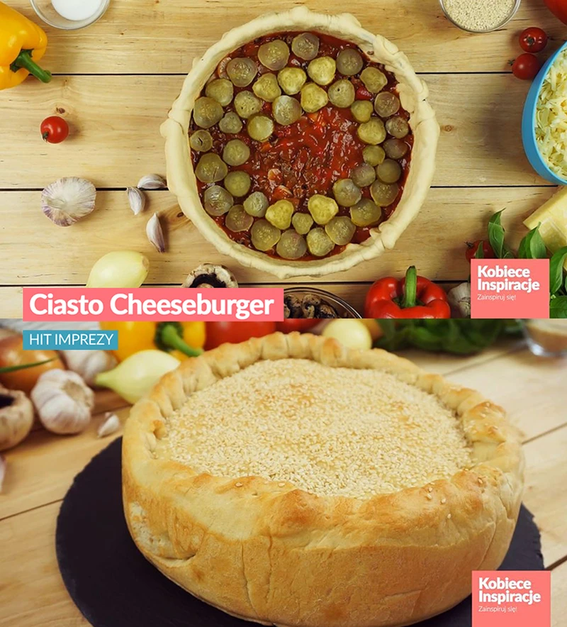 Ciasto cheeseburger - HIT IMPREZY