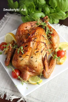 Cytrynowy kurczak z tymiankiem