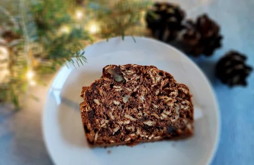 Piernikowy chlebek bananowy bez cukru