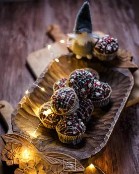 Muffinki piernikowe do dekoracji