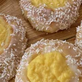 Mięciutkie bułeczki z budyniem i kokosem