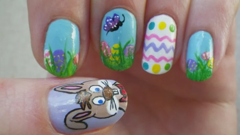 Wielkanocny manicure