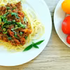 Spaghetti z soczewicą i kaparami