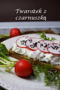 Twarożek  z czarnuszką