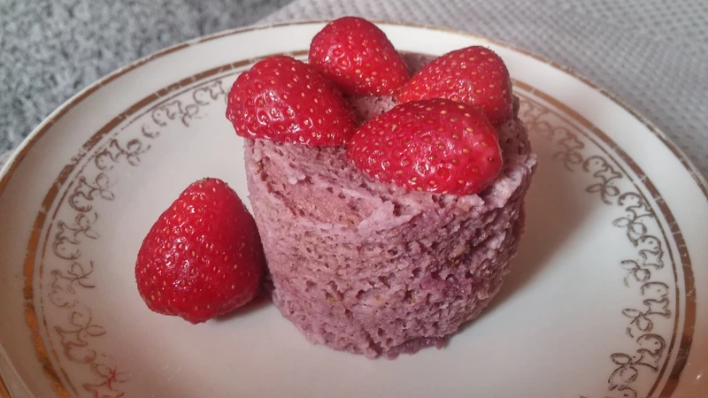 Truskawkowy Cupcake Śniadaniowy