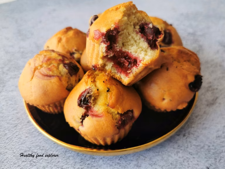 Muffinki z wiśniami