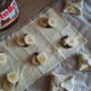 Koperty z nutellą i bananem