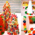 Choinka z cukierków