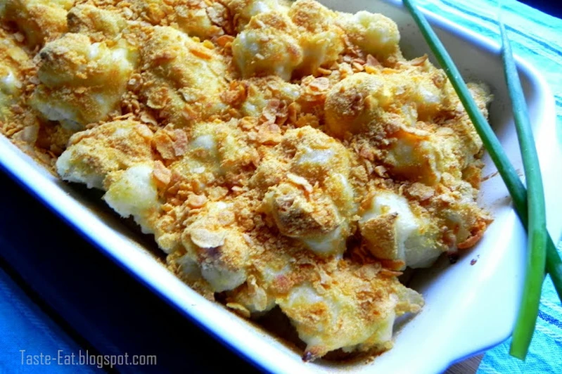 Kalafior zapiekany w mozzarelli
