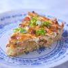 Tarta z boczkiem i cebulą