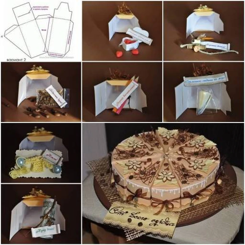 Tort z prezentami