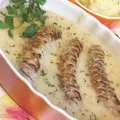 Biała kiełbasa w sosie żurkowym