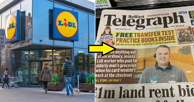 Wspaniały gest jednego z pracowników LIDLA! Mówią o nim wszyscy