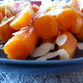 Marchewki w glazurze miodowo - migdałowej