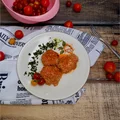 Kotlety z kapustą pekińską i ryżem