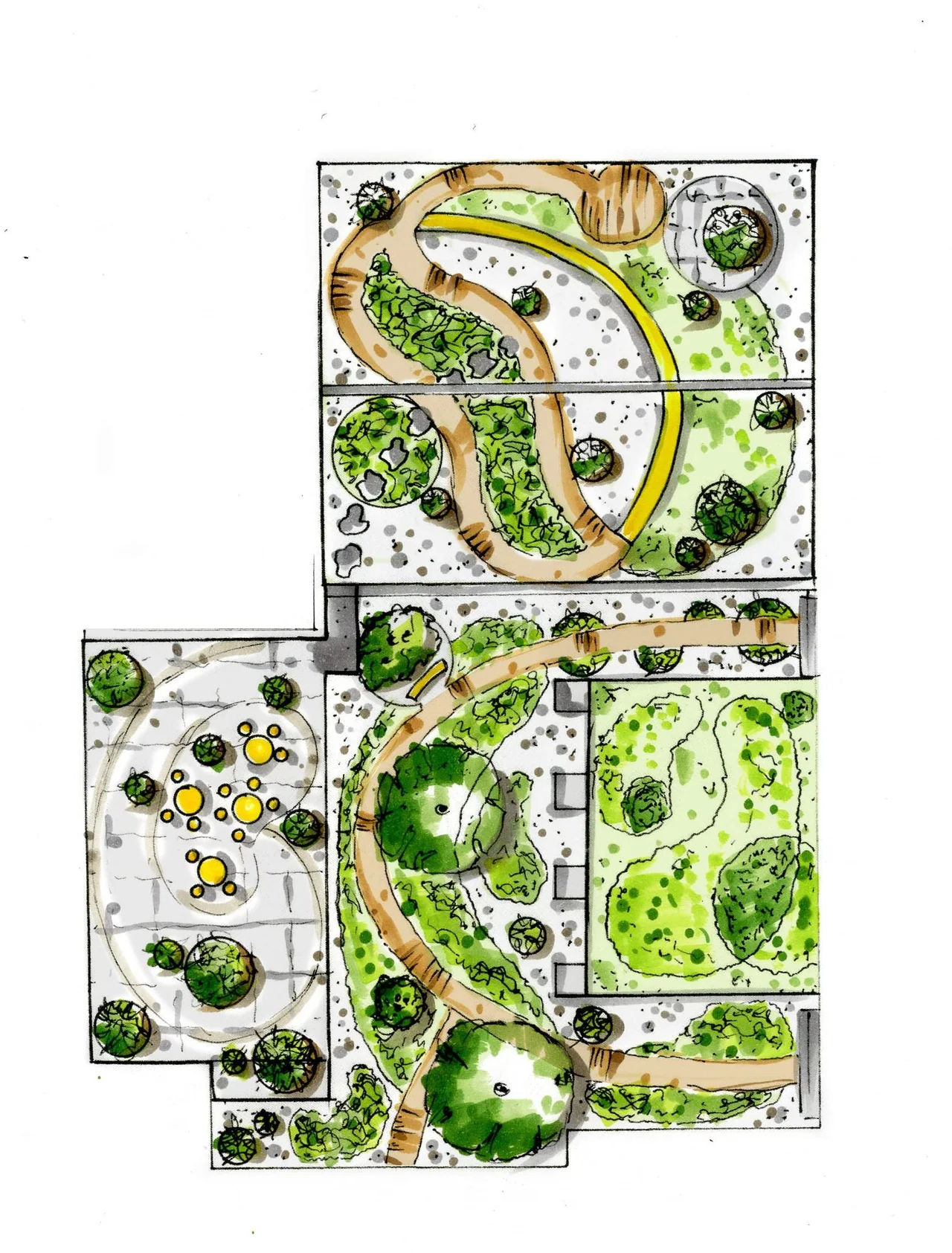 Projekt ogrodu i zielonego dachu