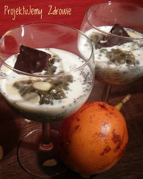 Lekki deser z granadillą (fit, 160 kcal)