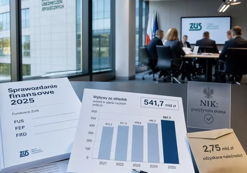 ZUS: Zatwierdzone sprawozdania 2025, pozytywna ocena NIK i kandydat na prezesa Liwiusz Laska
