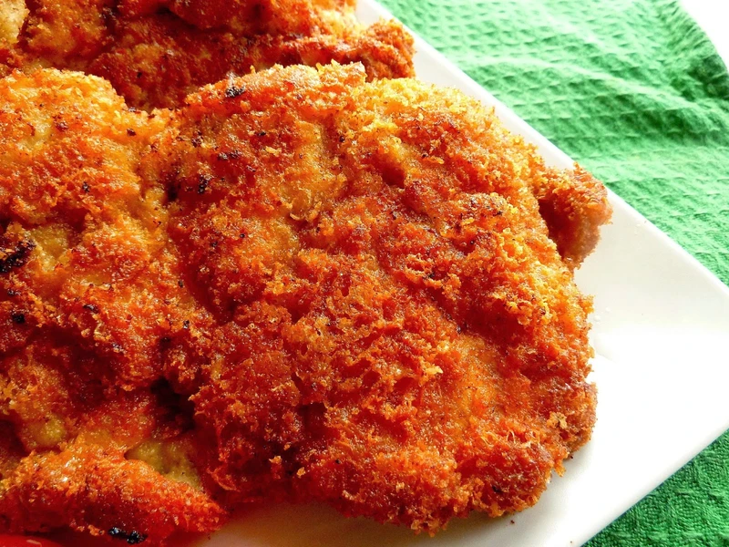 Schab maczany w śmietanie