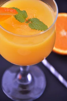Kisiel z soku z pomarańczy