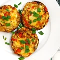 Pieczarki portobello faszerowane mielonym mięsem