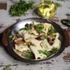 Ravioli z borowikami i aromatycznym sosem grzybowym